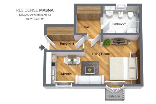 Residence Masna, Praha (fotografie 4)