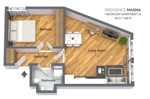 One-Bedroom Apartment