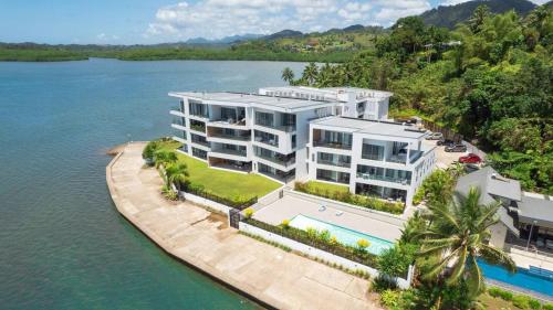 Exterior view, 101 - Ocean Views Oceanfront Backyard in Rewa
