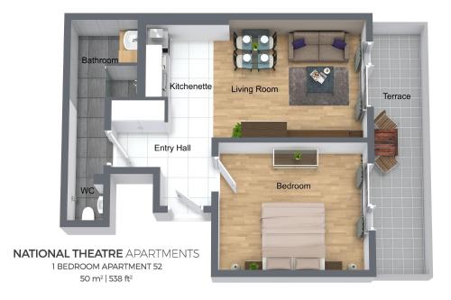 Ostrovni 7 Apartments, Praha (fotografie 6)