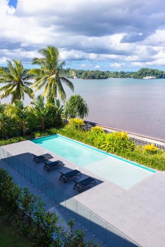景色, 305 - Suva City Views Oceanfront Large Balcony in レワ