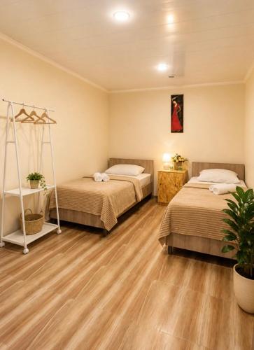 2 twin beds