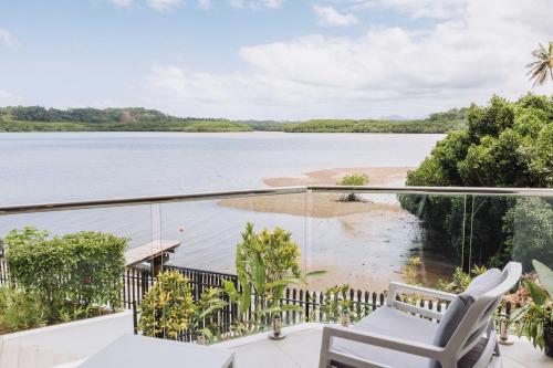 Balcony/terrace, 202 - Ocean Views Oceanfront Large Balcony in Rewa