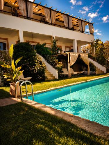 Exterior view of Irene's Maisonette at Rafaella Resort