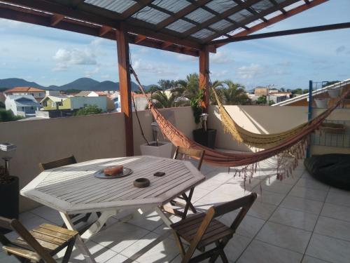 陽台/露台, Barra Surf Hostel Florianopolis in 巴拉達拉戈阿海灘
