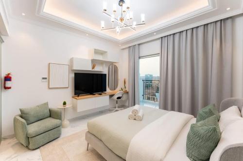 Cosy Studio Apartment in Arjan, Dubaj