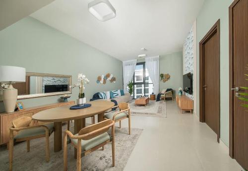 Seaside Modern 1BR Apartment at Blue Bay Walk, Pool & Beach in Umm Al Quwain
