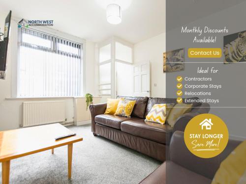 Modern 2-Bedroom Home in Bolton Spacious & Comfortable gîte à louer Darcy Lever