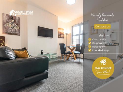 Wigan Short Let Spacious 4BR, Contractors Welcome