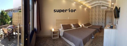1 doppelbett oder 2 einzelbetten, superior, terrasse