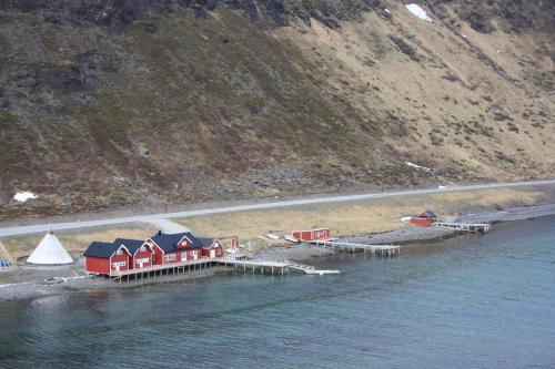 ทัศนียภาพภายนอกโรงแรม, Sarnes Seaside Cabins in ฮอนนิงสวัก