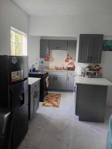 virtuve, Cozy Room with fast Internet & Netflix in Port Maria