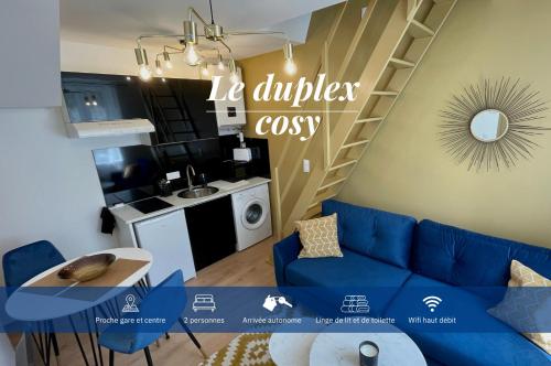 A la Clef - Duplex cosy proche gare et centre - Ideal PRO & Couple - WIFI, Sarthe