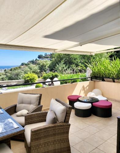 Appartement charmant à Mandelieu-la-Napoule - 50 m² - avec piscine