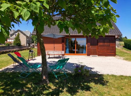 Chalet chaleureux à Darazac avec jardin de 60 m² gîte à louer Vielzot
