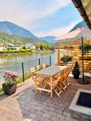 Balkon/teras, Vik Pensjonat in Eidfjord Şehir Merkezi