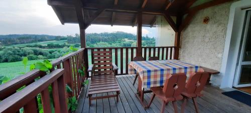 Balcony/terrace, Chalupa Lipiny in Zupanovice