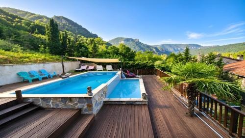 Les Gargouilles - Piscine A Debordement Avec Vue Exceptionnelle - Gorges Du Tarn - Millau - Aveyron