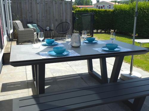 Étterem, Chalet Veere - eingezäunter Garten, hundefreundlich & ruhig in Zeeland (Chalet Veere - eingezaunter Garten, hundefreundlich & ruhig in Zeeland) in Serooskerke (Zeeland)