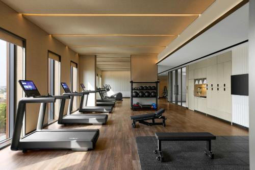 Fitneszközpont, Courtyard by Marriott Hyderabad in Indira Park