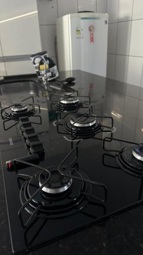 Casa com dois quartos e piscina em mineiros in Mineiros