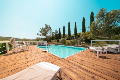Swimmingpool, Private Tuscan Villa with Pool near Volterra in Pomarance