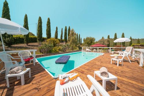 Private Tuscan Villa with Pool near Volterra in Pomarance