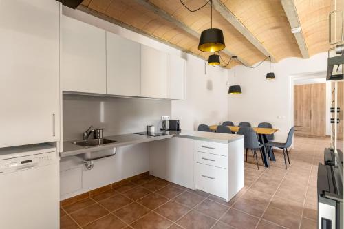 keuken, Cal Parraquer - Turisme rural al peu del Pedraforca in Saldes