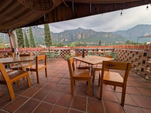 Restorāns, Posada Los Jarrones in Tepoztlana