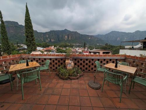 Restorāns, Posada Los Jarrones in Tepoztlana