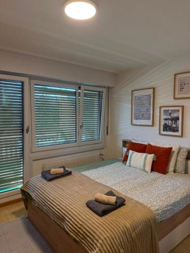 Studio avec vue spectaculaire au pied des pistes in 克萊恩蒙塔納