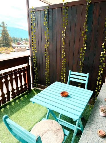 Studio avec vue spectaculaire au pied des pistes in 克萊恩蒙塔納