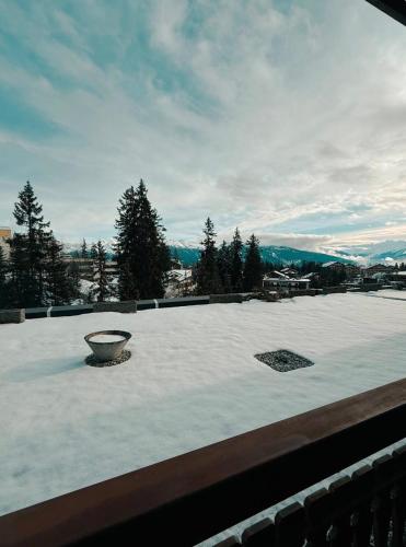 Studio avec vue spectaculaire au pied des pistes