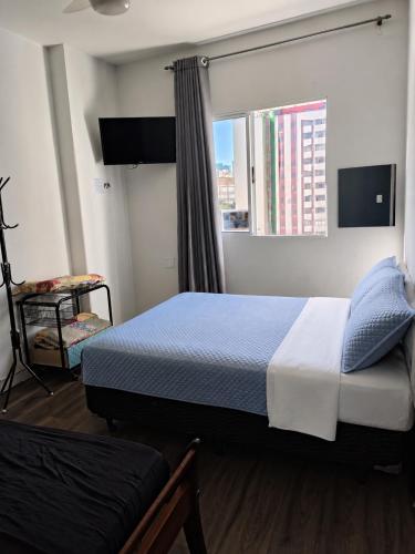 Apto completo em Sao Vicente ideal para familia e trabalho 2 quadras da praia - Santos