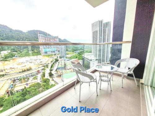 Windmill upon hills by gold place Genting highlands in Genting Highlands