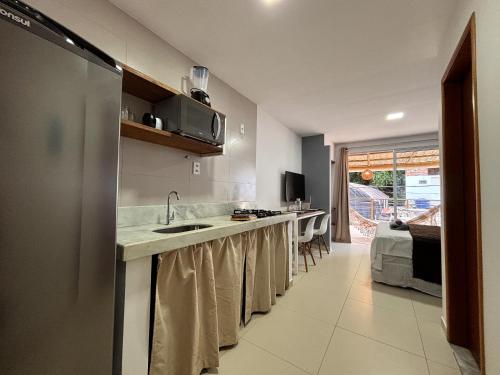 Studio com Varanda e Rede no Morro de São Paulo (Studio com Varanda e Rede no Morro de Sao Paulo) in Morro De Sao Paulo