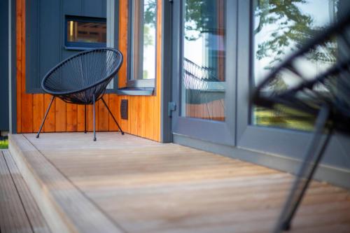 Balkons/terase, LUCKY LAKE HOLIDAY HOUSES by Vidzemes Laivas in Burtnieki