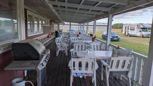 Rõdu/terrass, Höghedens camping (Hoghedens camping) in Alvsbyn