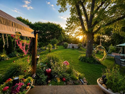 Schaumburg Paradise Oasis with a secret garden and private Pool