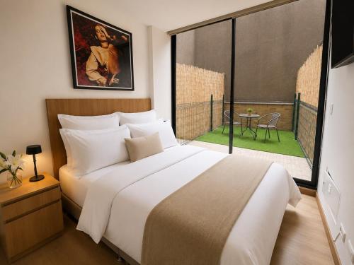 Coworking - Apartment with private terrace Parque 93