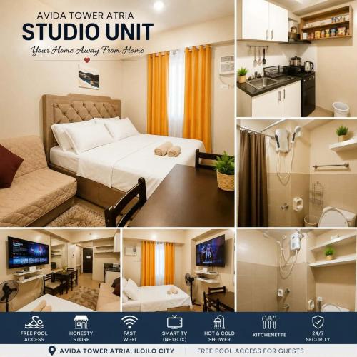 1214 Tower 4 Avida Atria Iloilo Comfy Cozy Central Studio Unit - Iloilo