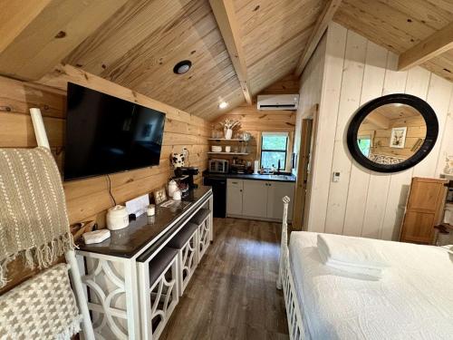 Secluded Studio Cabin with Fenced Retreat Near Blue Ridge Parkway | Meadows of Dan, Virginia in Stuart (VA)