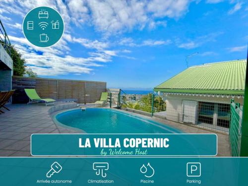 La Villa Copernic, Piscine et Vue Océan - Location, gîte - Sainte-Marie