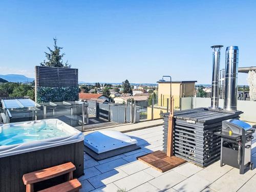 Balcony/terrace, Apartment The Penthouse 5 by Interhome in Seiersberg