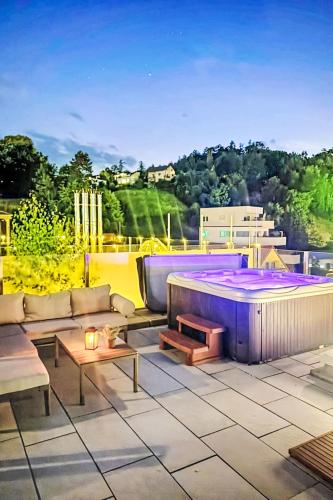Balcony/terrace, Apartment The Penthouse 5 by Interhome in Seiersberg