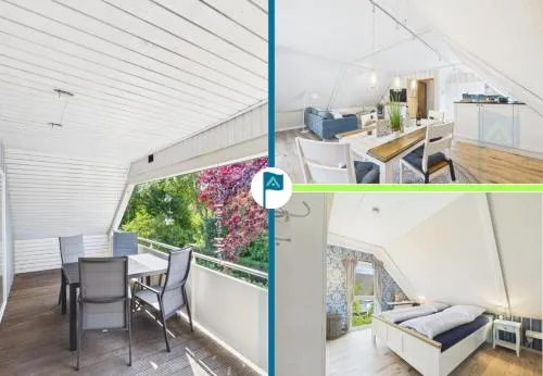 Balkon Hüs in Midlum, Deutschland