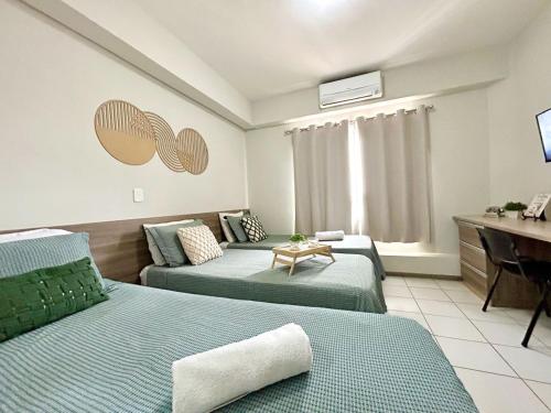 3 twin beds