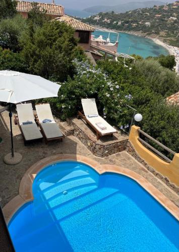 VILLA VITTORIA with HEATED AND LARGE PRIVATE SWIMMING POOL FOR EXCLUSIVE USE , SEA and BEACH VIEW, 1 - Villasimius VILLA VITTORIA with HEATED AND LARGE PRIVATE SWIMMING POOL FOR EXCLUSIVE USE , SEA and BEACH VIEW, 1 - Villasimius