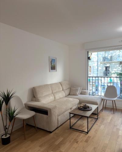 Appartement centre-ville à 700m de Paris-SmartTV - Location saisonnière - Clichy