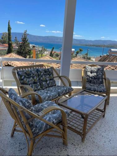 Balkon/terasa, Maison De La Mer in Isthmia